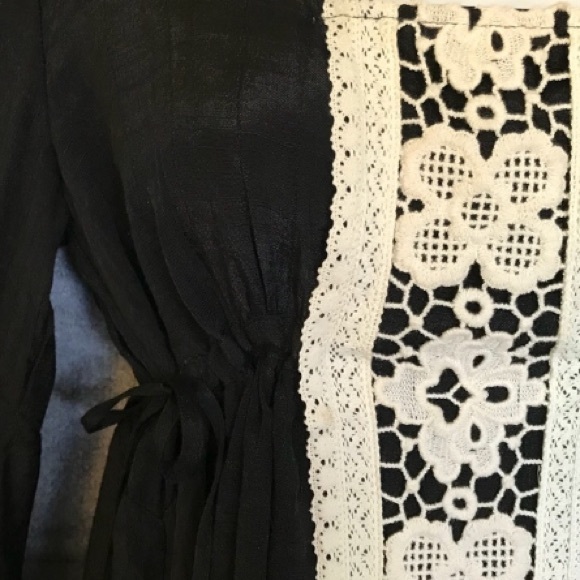 Shyanne Boho Crochet Bell Sleeve Dress Boot Barn - Picture 3 of 4